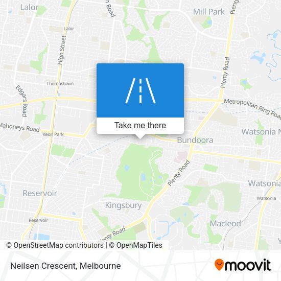 Neilsen Crescent map