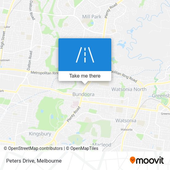 Peters Drive map