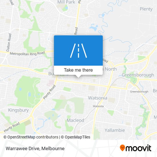 Mapa Warrawee Drive