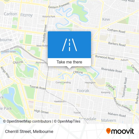 Cherrill Street map