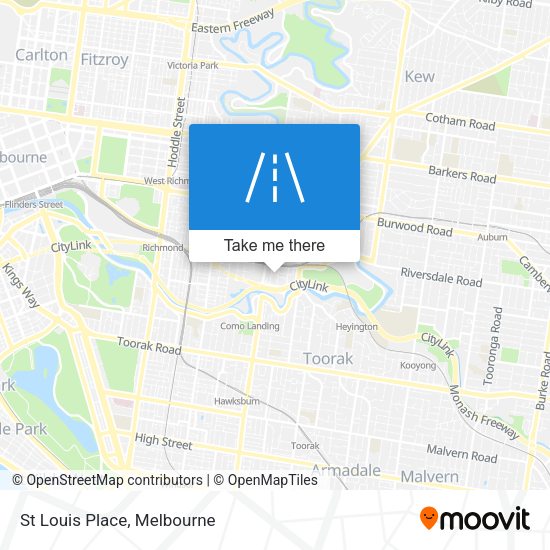 St Louis Place map