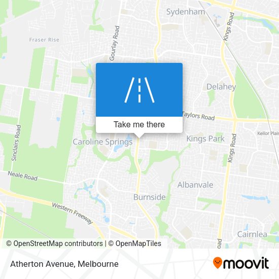 Atherton Avenue map