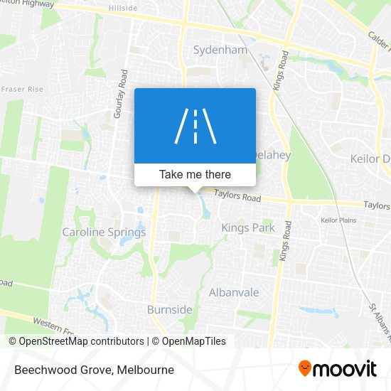 Beechwood Grove map