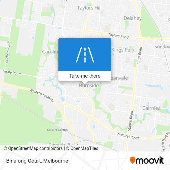 Binalong Court map