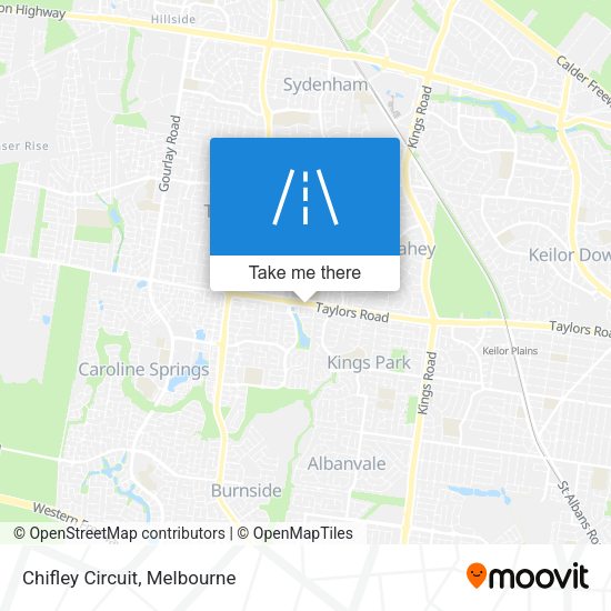 Chifley Circuit map