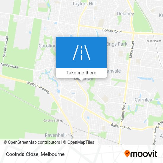 Cooinda Close map