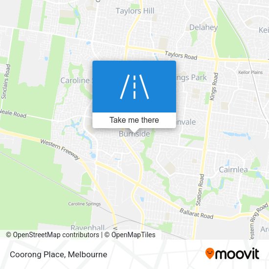 Coorong Place map