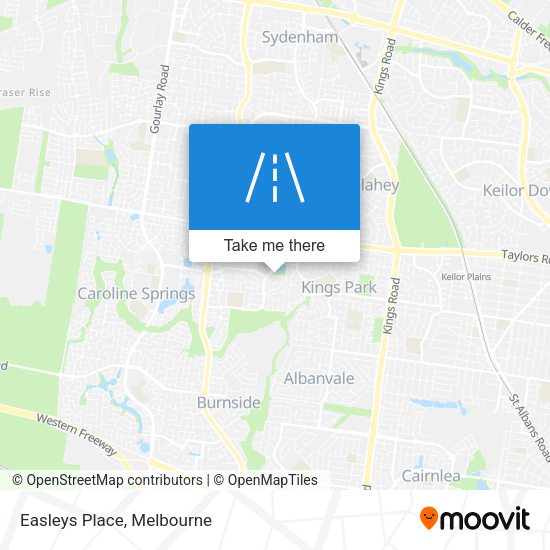 Easleys Place map
