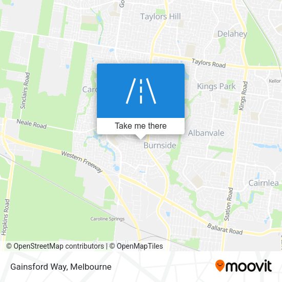 Gainsford Way map