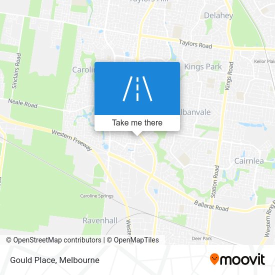 Gould Place map
