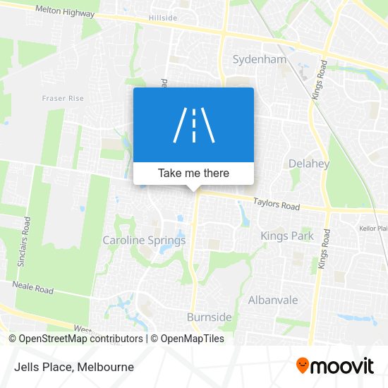 Jells Place map
