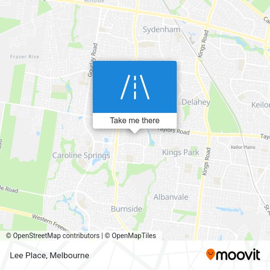 Lee Place map