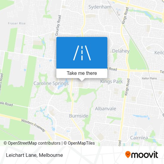 Leichart Lane map
