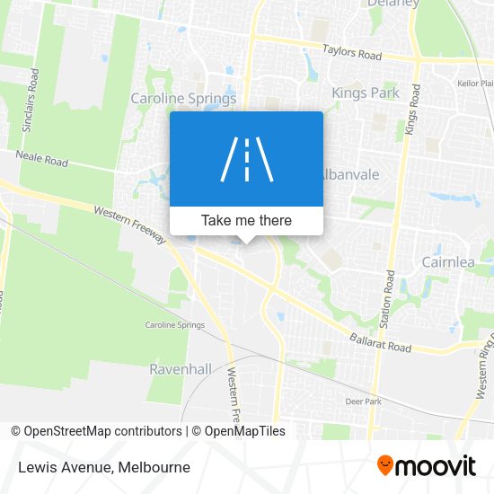 Lewis Avenue map