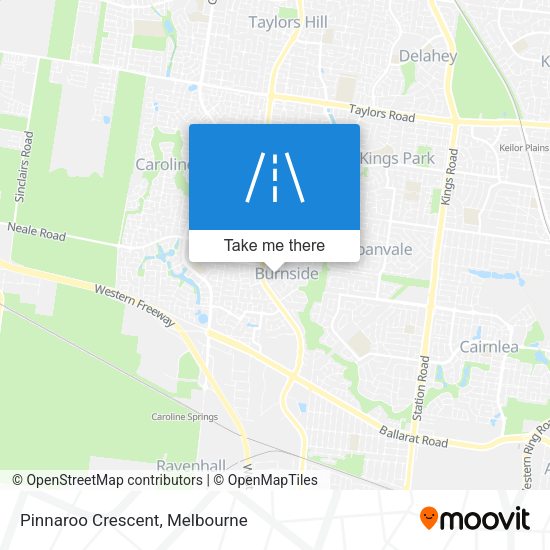 Pinnaroo Crescent map