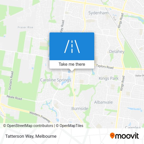 Tatterson Way map