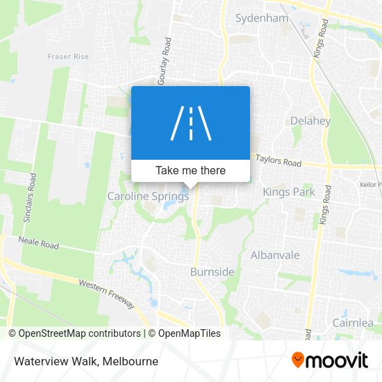 Waterview Walk map