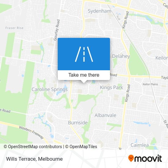 Wills Terrace map