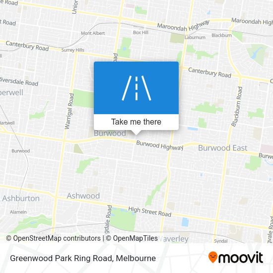 Greenwood Park Ring Road map