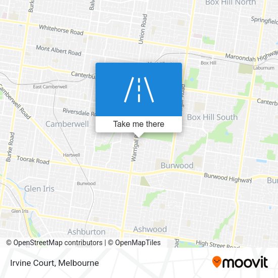Irvine Court map