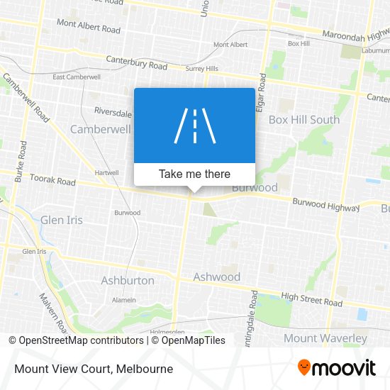 Mount View Court map