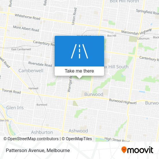 Patterson Avenue map