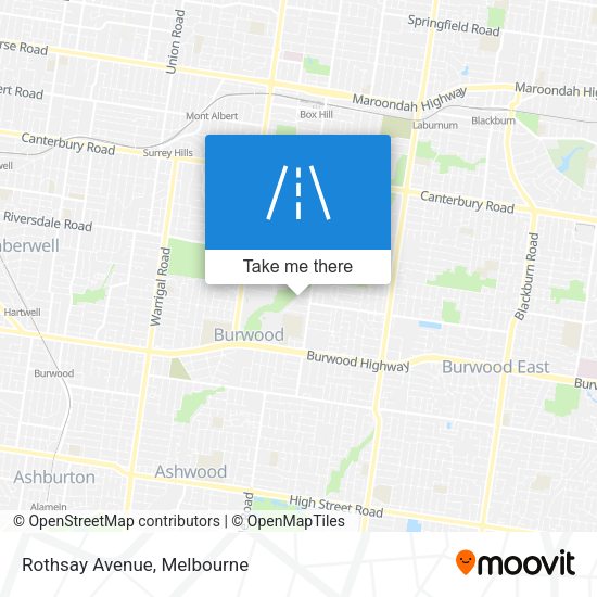 Rothsay Avenue map