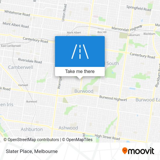 Slater Place map