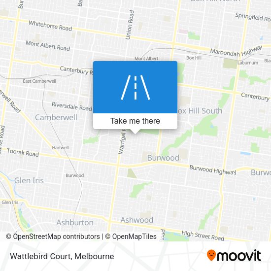 Wattlebird Court map