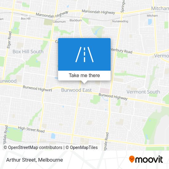 Arthur Street map