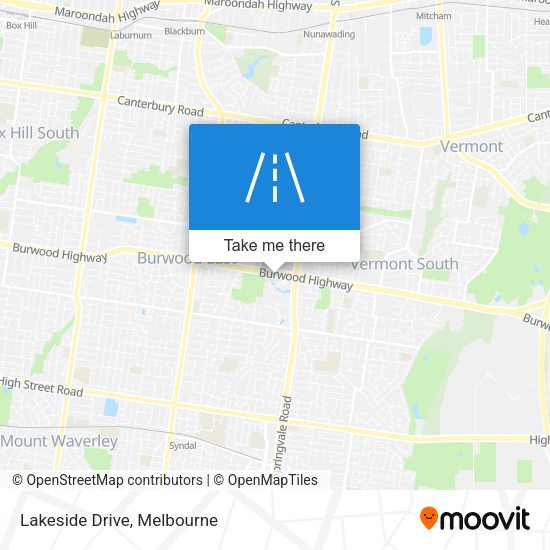 Lakeside Drive map