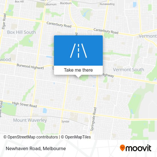 Newhaven Road map