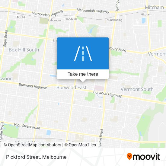Pickford Street map