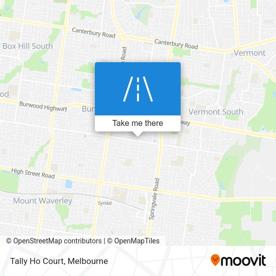 Tally Ho Court map
