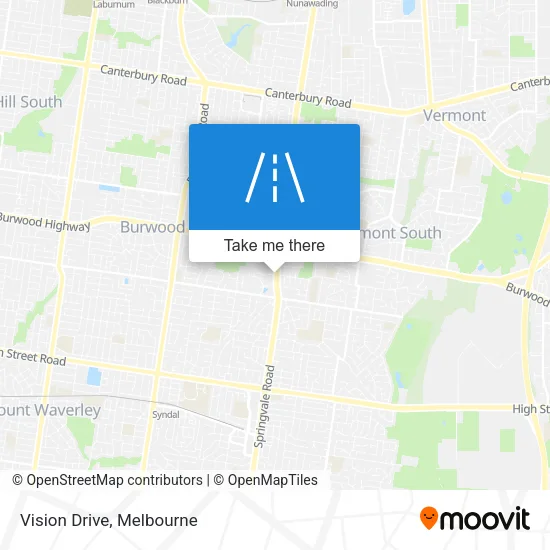 Vision Drive map