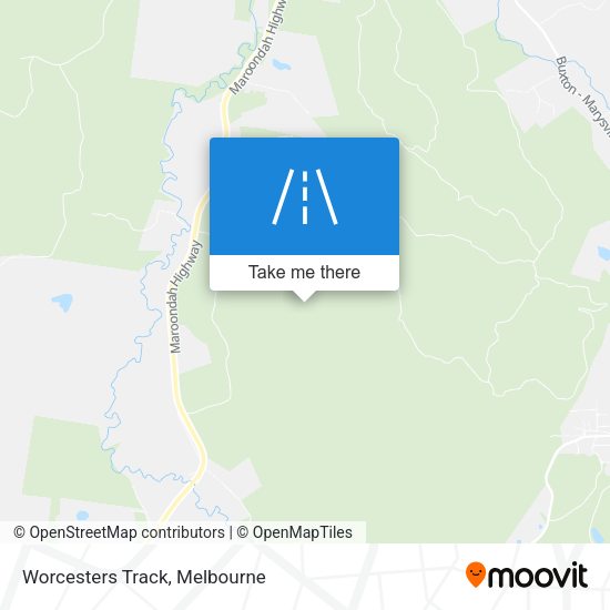 Worcesters Track map
