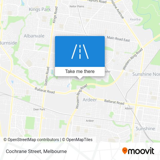 Cochrane Street map