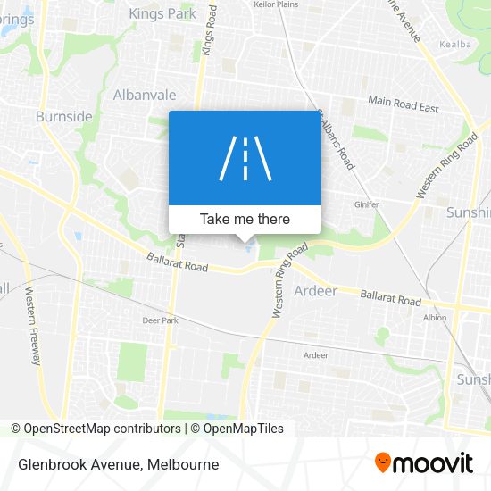 Glenbrook Avenue map