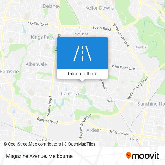 Magazine Avenue map