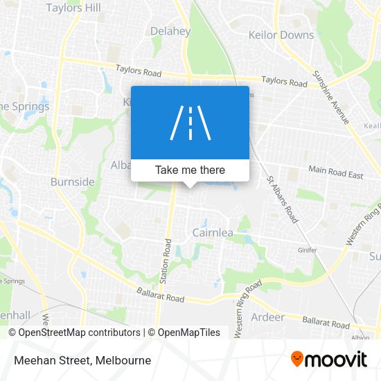Meehan Street map