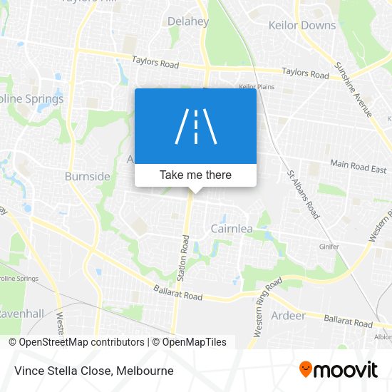 Vince Stella Close map