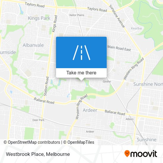 Westbrook Place map