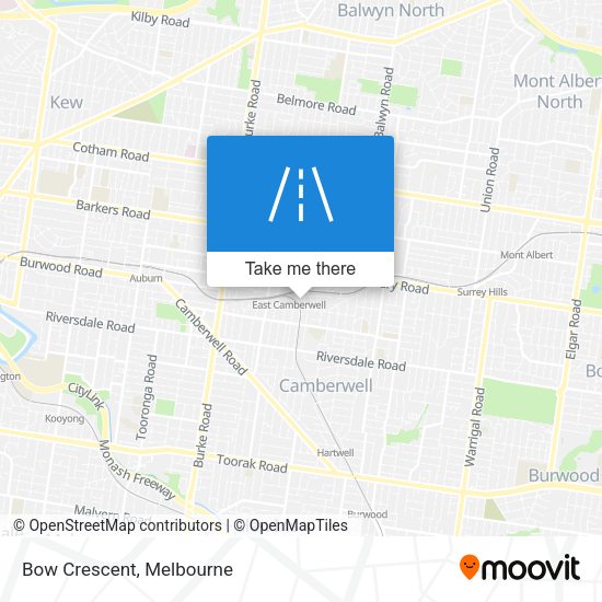 Bow Crescent map