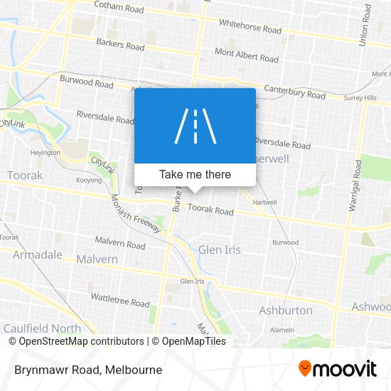 Brynmawr Road map