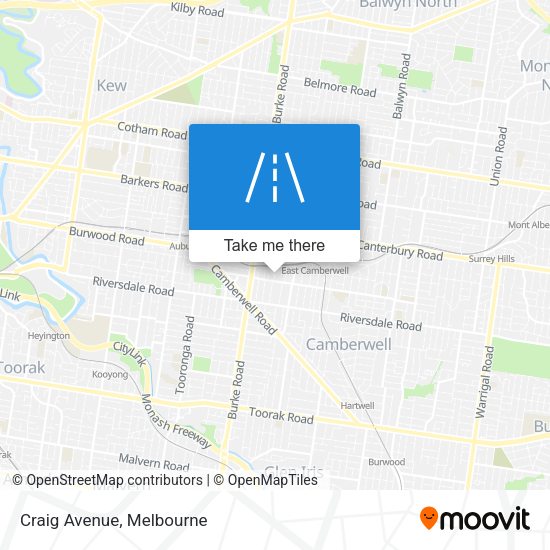 Craig Avenue map