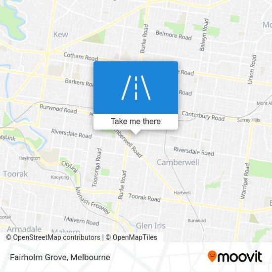 Fairholm Grove map