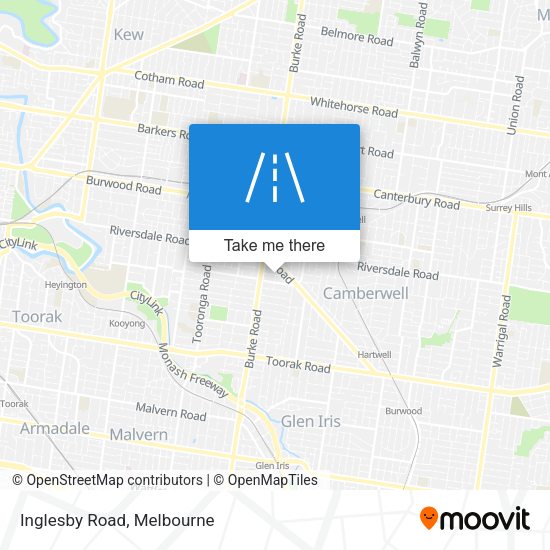 Inglesby Road map
