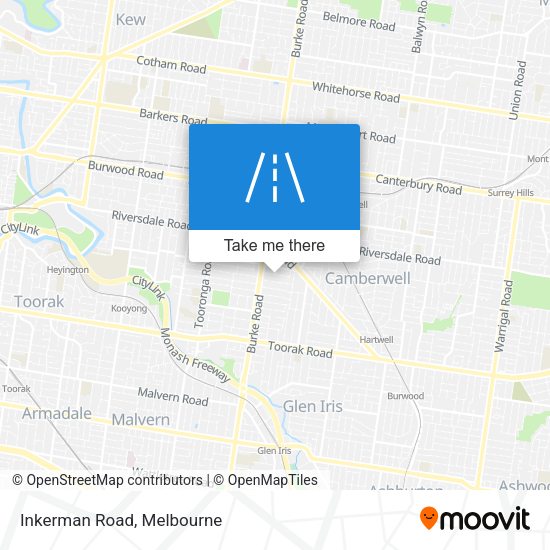 Inkerman Road map
