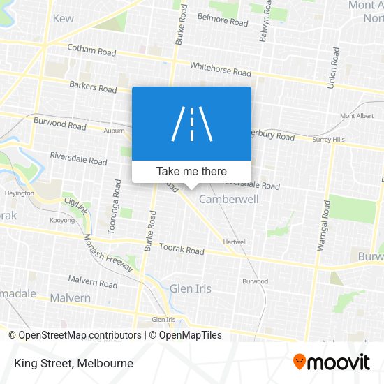 King Street map