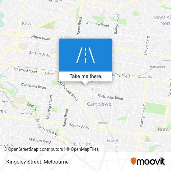 Kingsley Street map